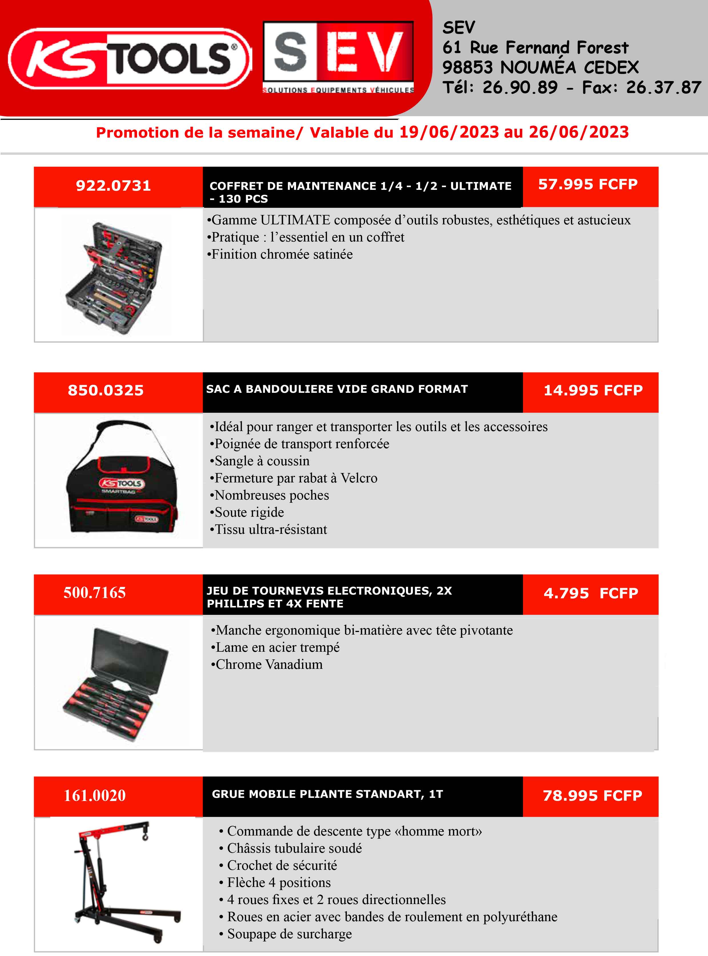 KS Tools du 02 au 7 aout 2021